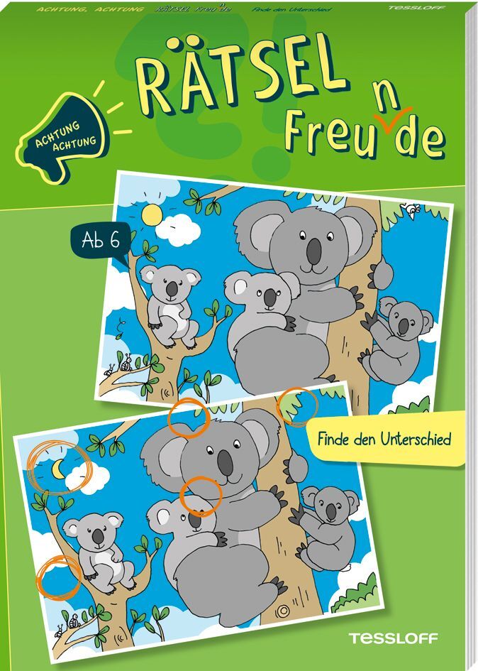Achtung, Achtung Rätselfreu(n)de. Finde den Unterschied main product photo