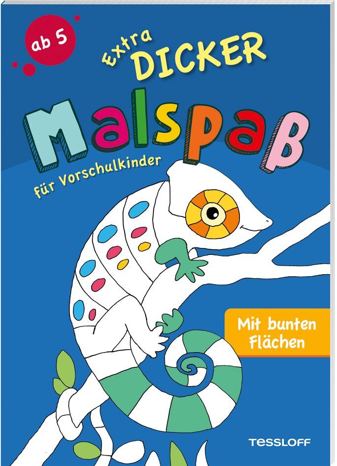 Extradicker Malspaß für Vorschulkinder. Mit bunten Flächen main product photo