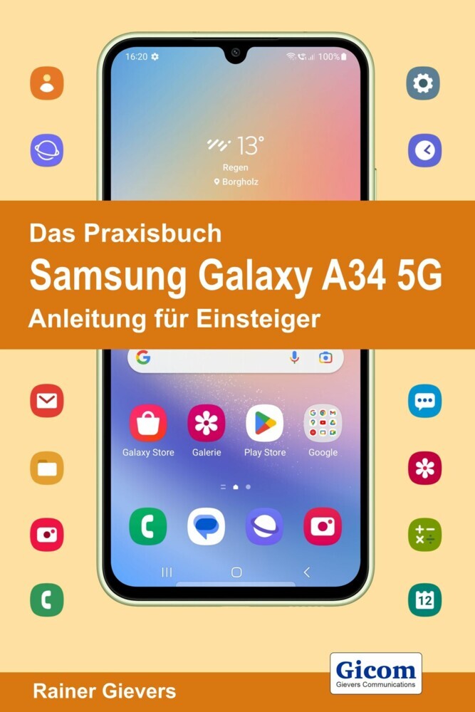 Das Praxisbuch Samsung Galaxy A34 5G - Anleitung für Einsteiger main product photo