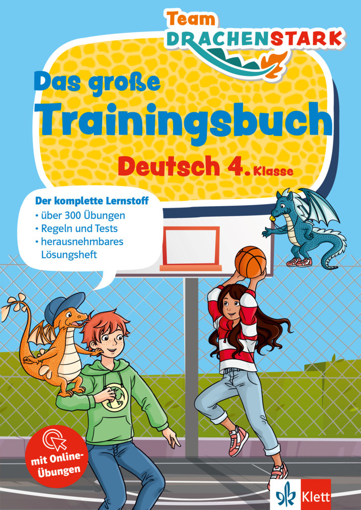 Klett Team Drachenstark: Das große Trainingsbuch Deutsch 4. Klasse main product photo