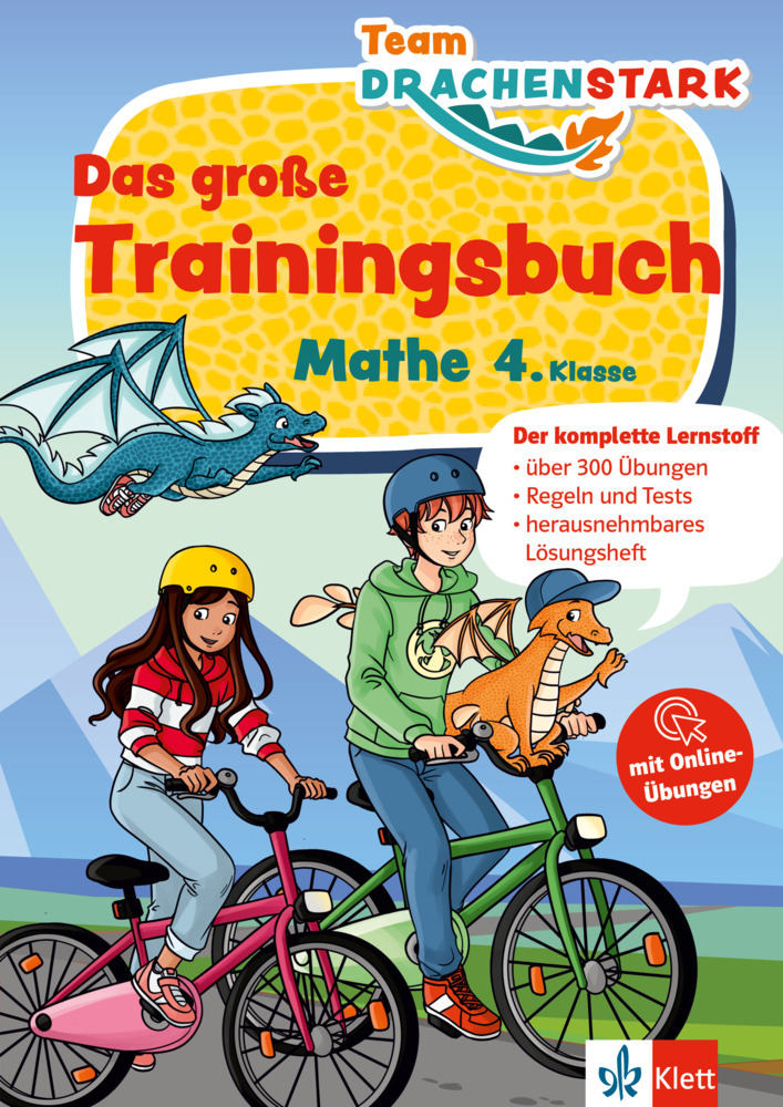 Klett Team Drachenstark: Das große Trainingsbuch Mathe 4. Klasse main product photo