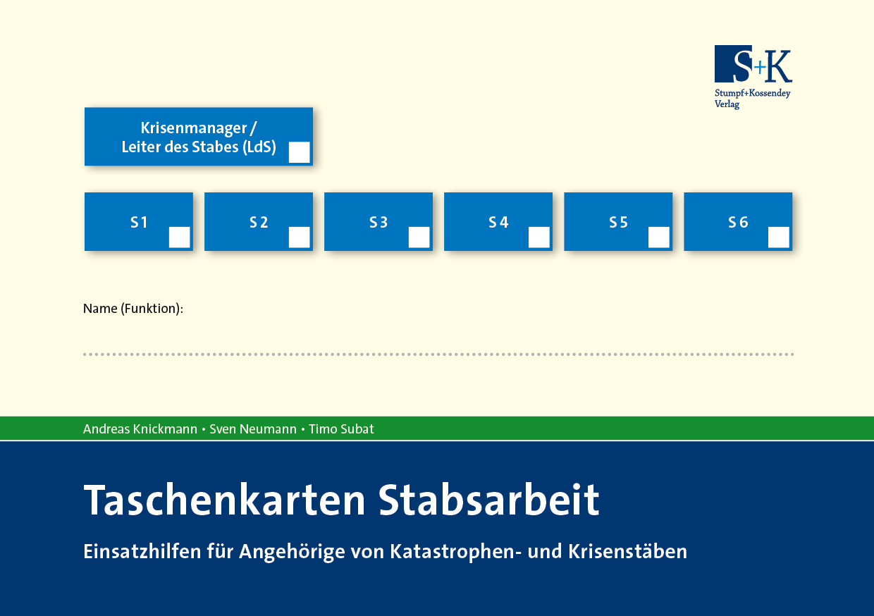Taschenkarten Stabsarbeit main product photo