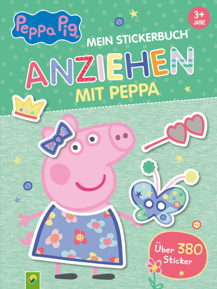 Peppa Pig Mein Stickerbuch Anziehen mit Peppa main product photo