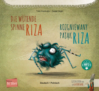 Die wütende Spinne Riza (Deutsch-Polnisch)
