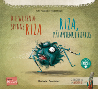 Die wütende Spinne Riza (Deutsch-Rumänisch)