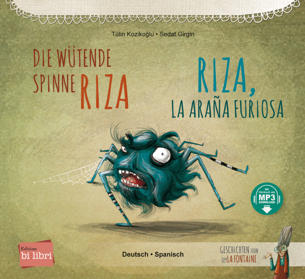 Die wütende Spinne Riza (Deutsch-Spanisch) main product photo
