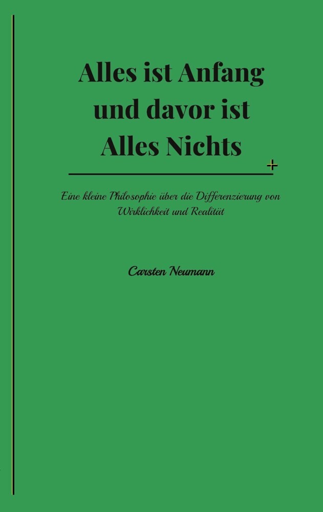 Alles ist Anfang und davor ist Alles Nichts main product photo