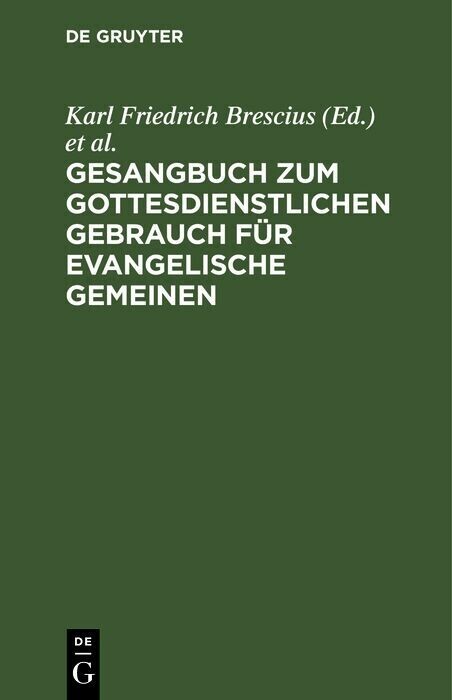 Gesangbuch zum gottesdienstlichen Gebrauch für evangelische Gemeinen main product photo
