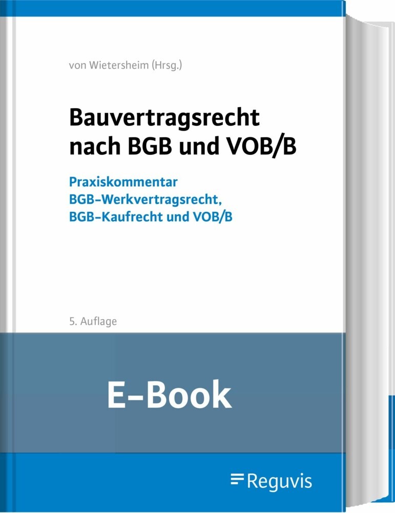 Bauvertragsrecht nach BGB und VOB/B (E-Book) main product photo