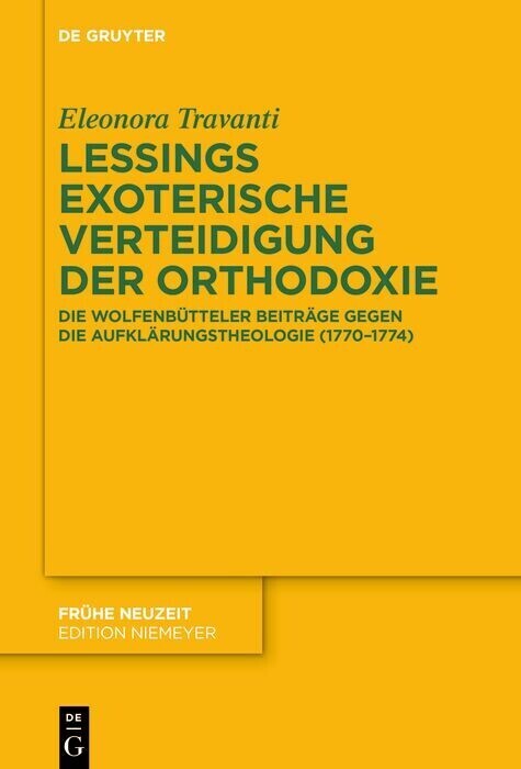 Lessings exoterische Verteidigung der Orthodoxie main product photo
