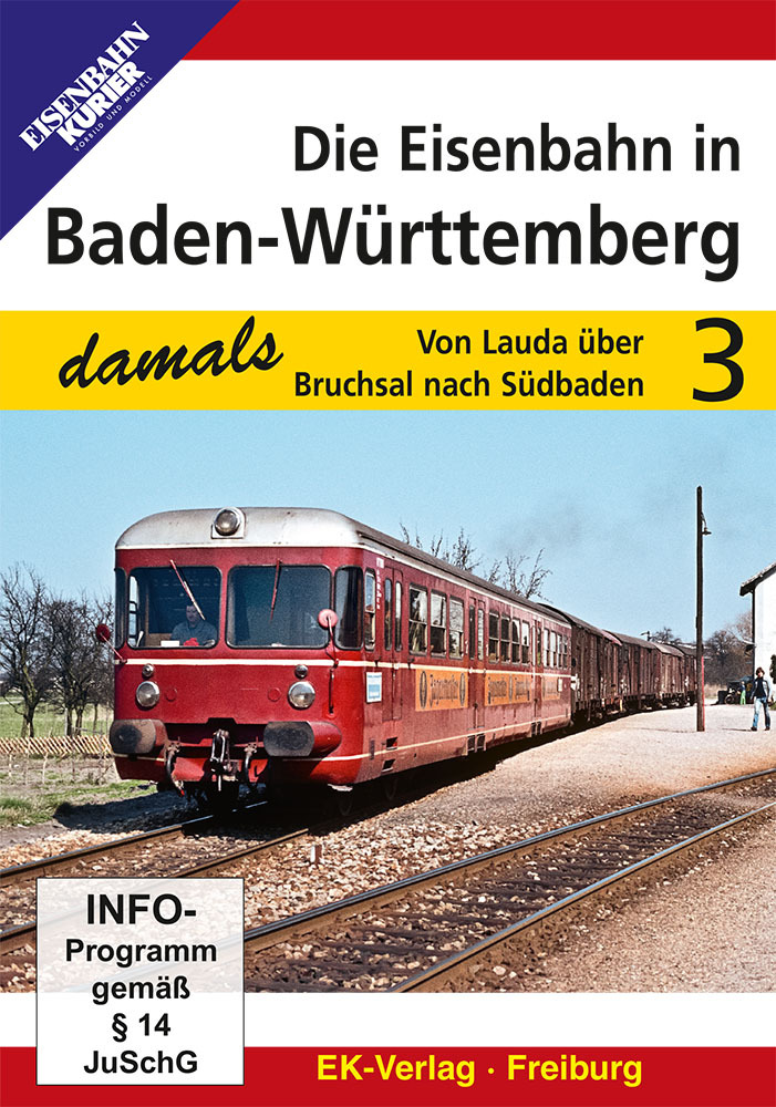 Die Eisenbahn in Baden-Württemberg. Tl.3, 1 DVD main product photo