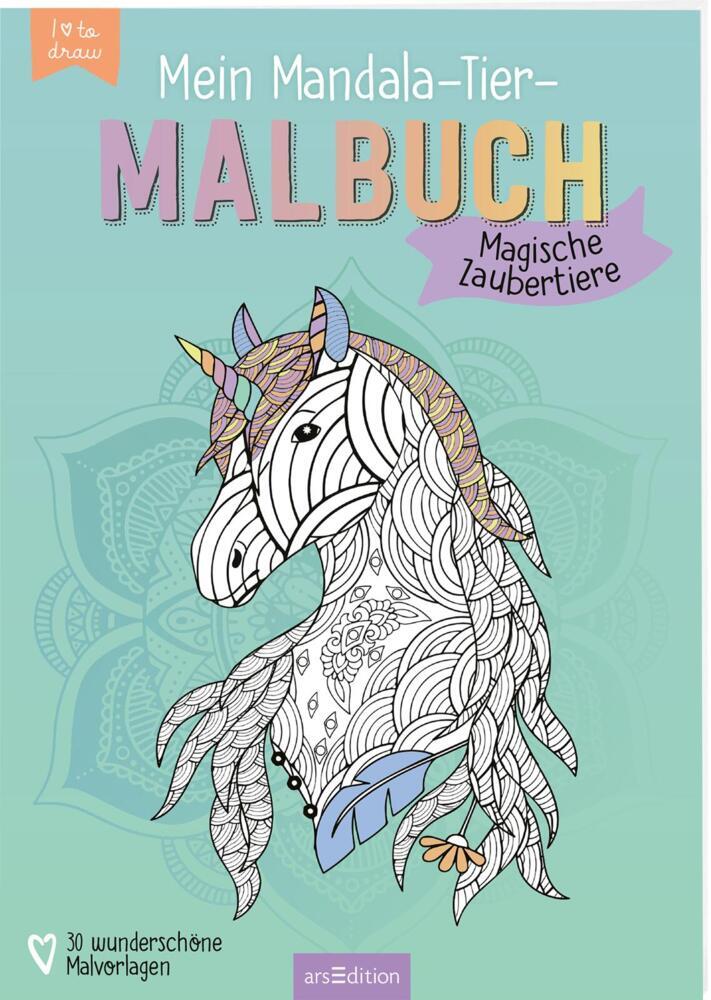 Mein Mandala-Tier-Malbuch - Magische Zaubertiere main product photo