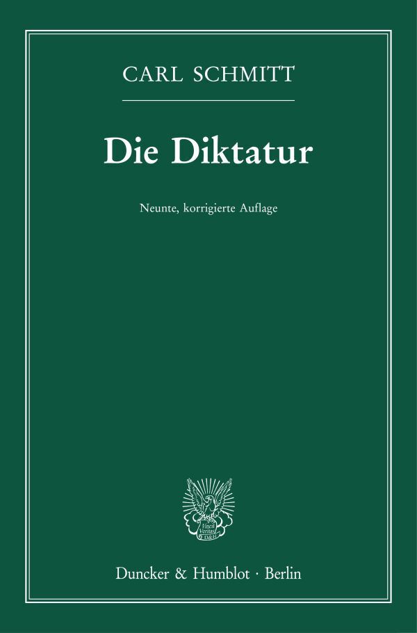 Die Diktatur. main product photo