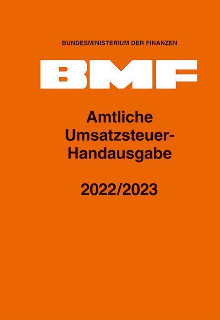 Amtliche Umsatzsteuer-Handausgabe 2022/2023 main product photo