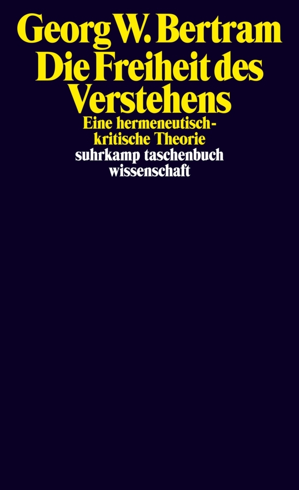Die Freiheit des Verstehens main product photo