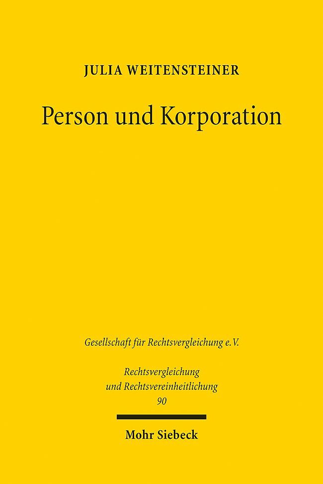 Person und Korporation main product photo