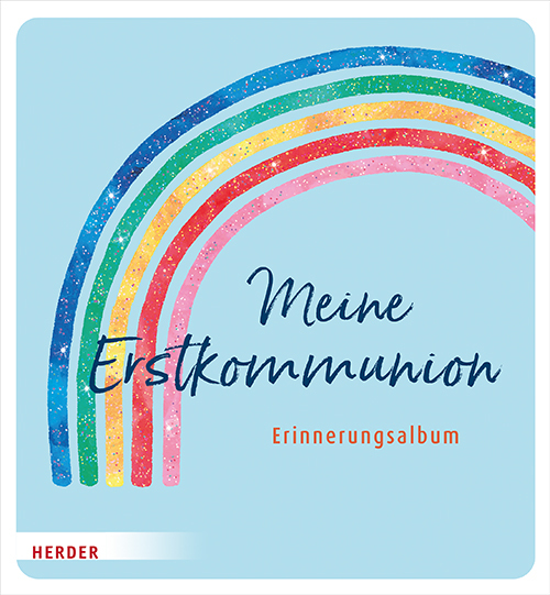 Meine Erstkommunion Erinnerungsalbum Regenbogen main product photo