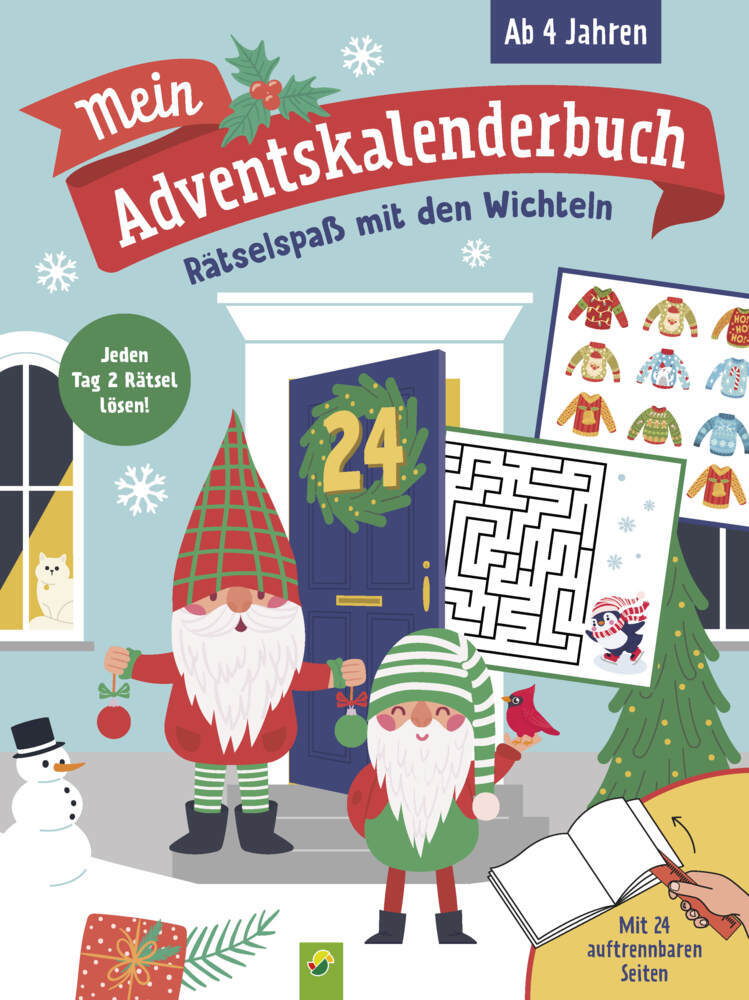 Mein Adventskalenderbuch Rätselspaß mit den Wichteln main product photo
