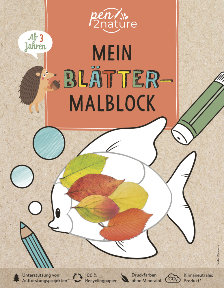 Mein Blätter-Malblock. Für Kinder ab 3 Jahren main product photo