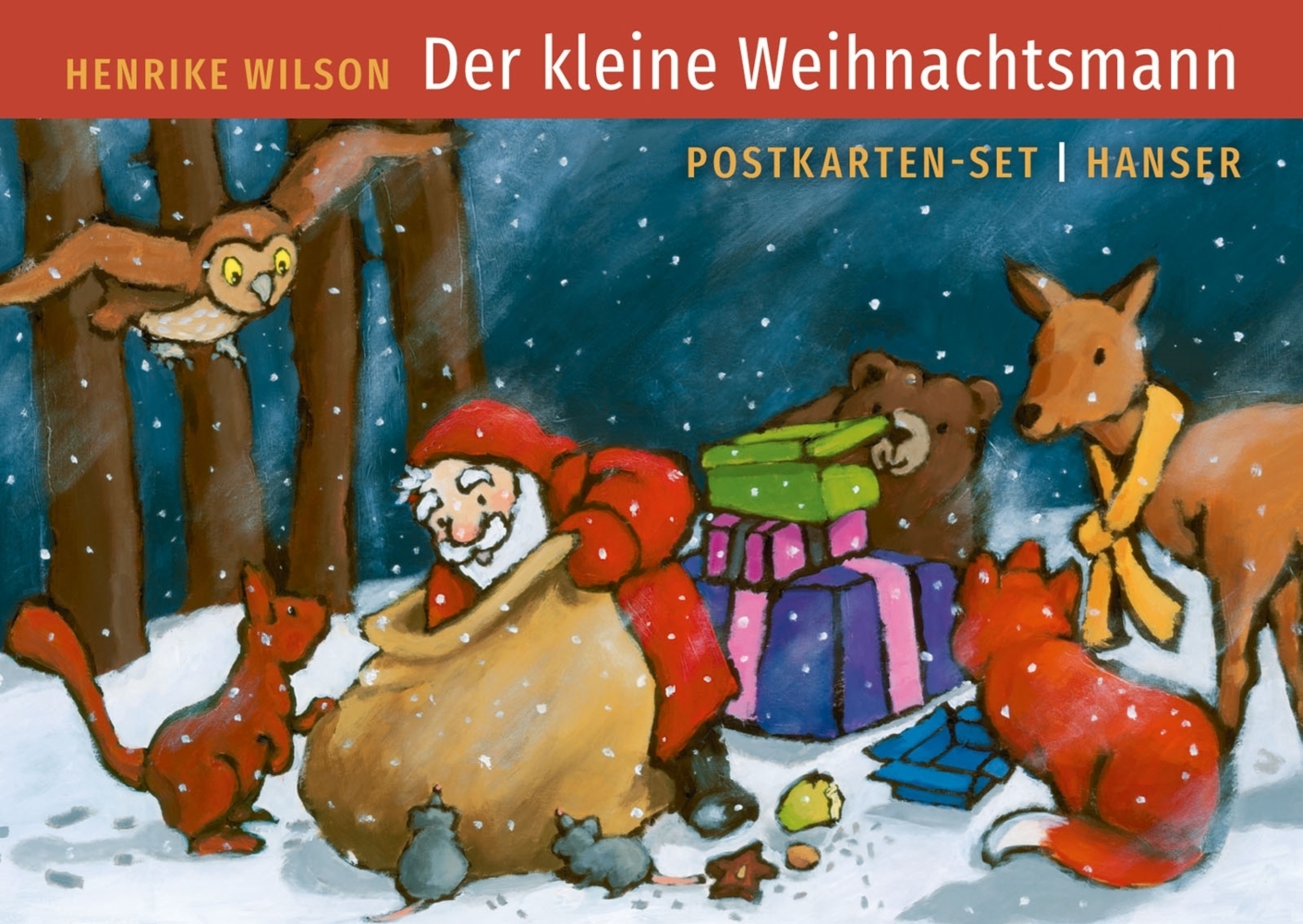 Der kleine Weihnachtsmann Postkarten-Set main product photo