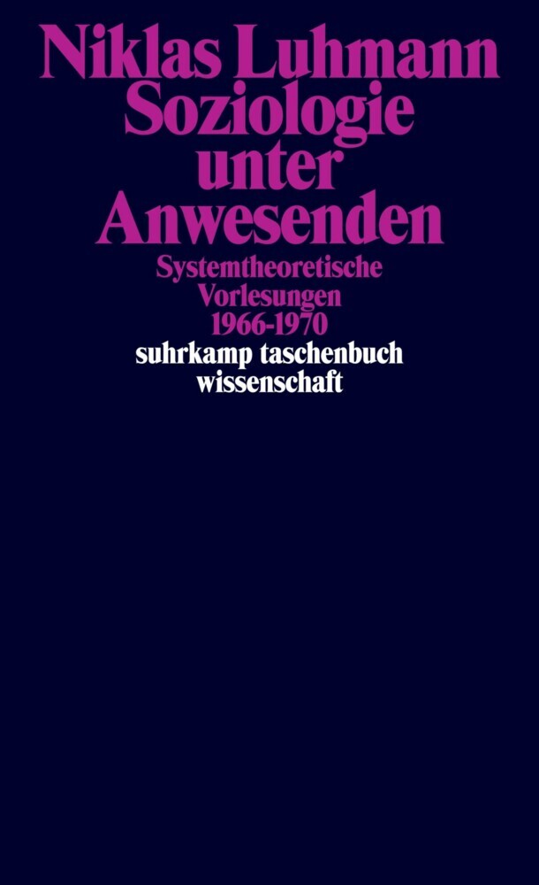 Soziologie unter Anwesenden main product photo