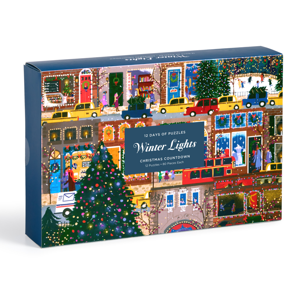 Joy Laforme Winter Lights 12 Days of Puzzles Holiday Countdown main product photo