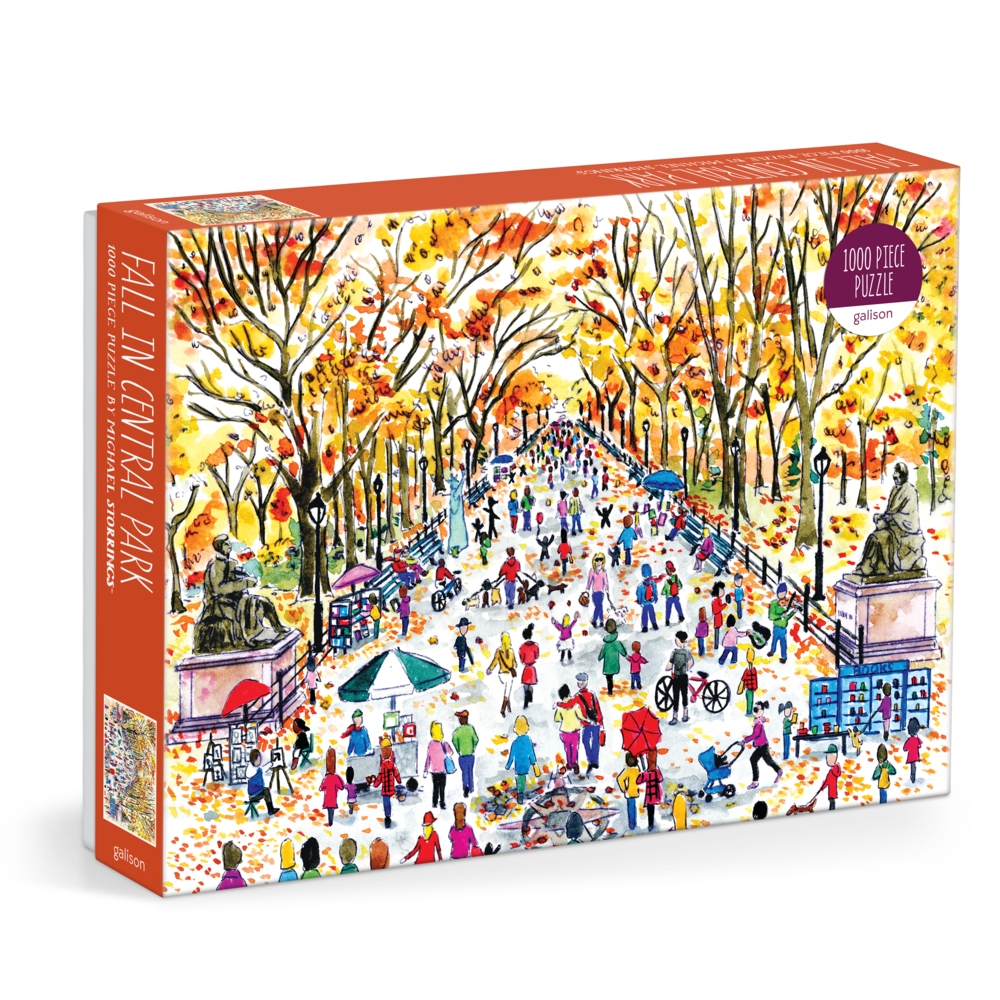 Michael Storrings Fall in Central Park 1000 Piece Puzzle main product photo