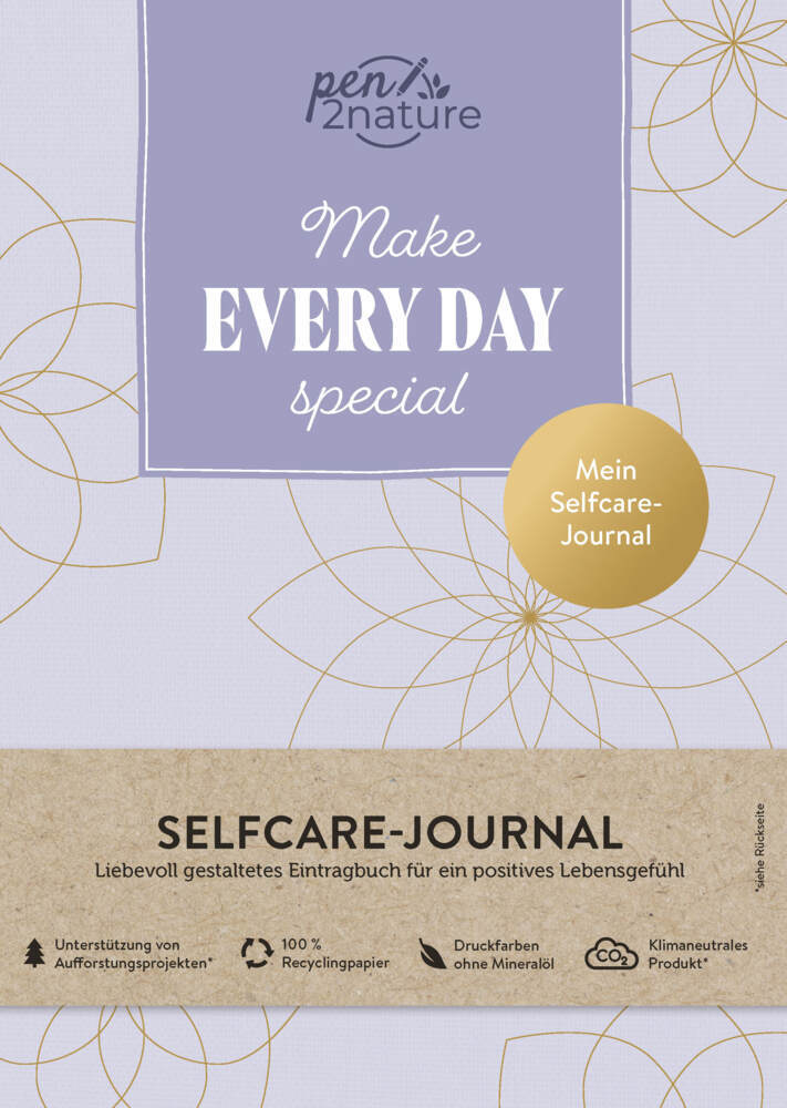 Make Every Day Special - Mein Selfcare-Journal - Eintragbuch A5, Hardcover main product photo