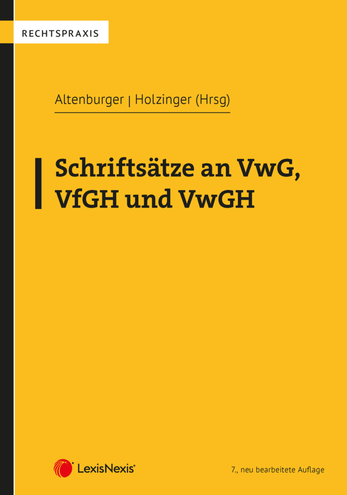Schriftsätze an VwG, VfGH und VwGH main product photo