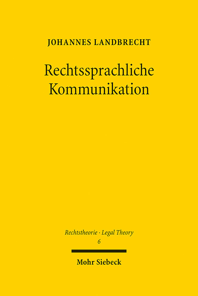 Rechtssprachliche Kommunikation main product photo