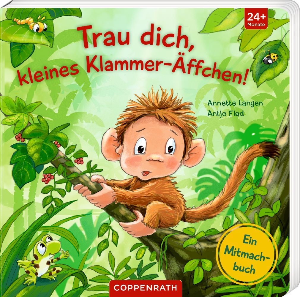 Trau dich, kleines Klammer-Äffchen! main product photo