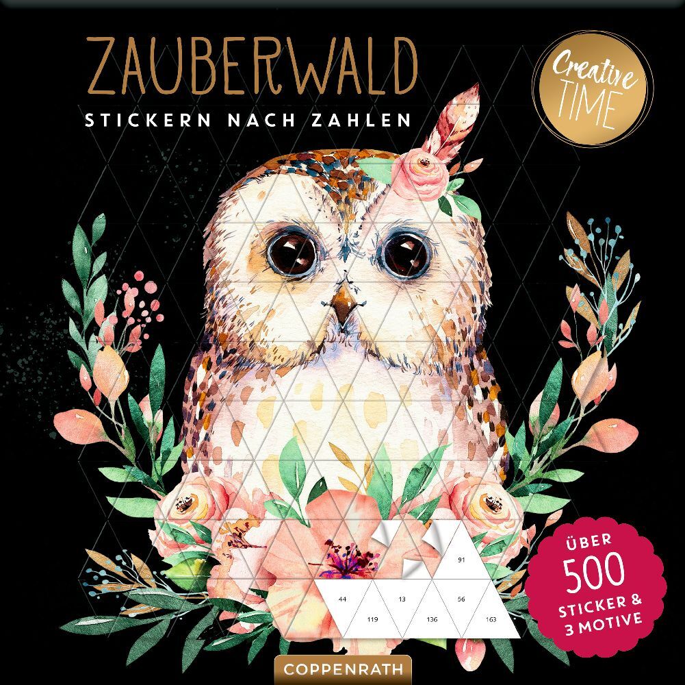 Stickern nach Zahlen Zauberwald main product photo