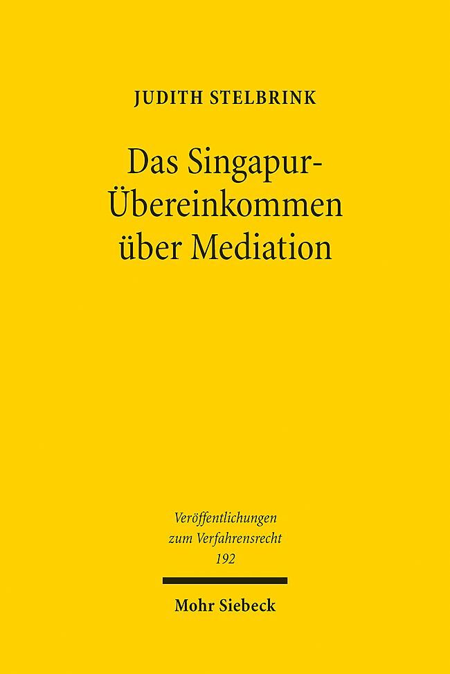 Das Singapur-Übereinkommen über Mediation main product photo