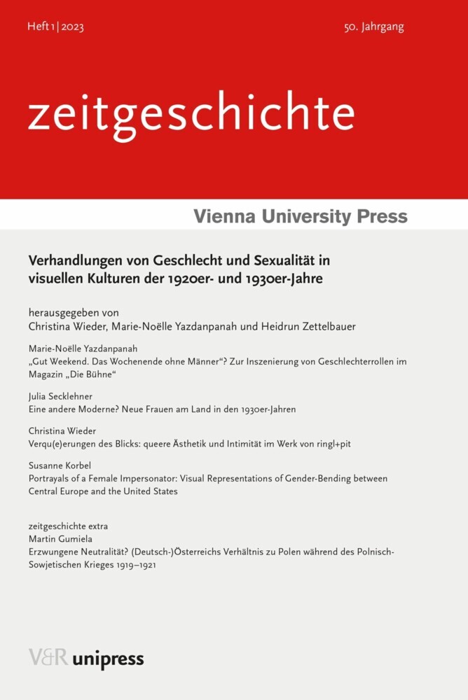 Verhandlungen von Geschlecht und Sexualität in visuellen Kulturen der 1920er- und 1930er-Jahre main product photo