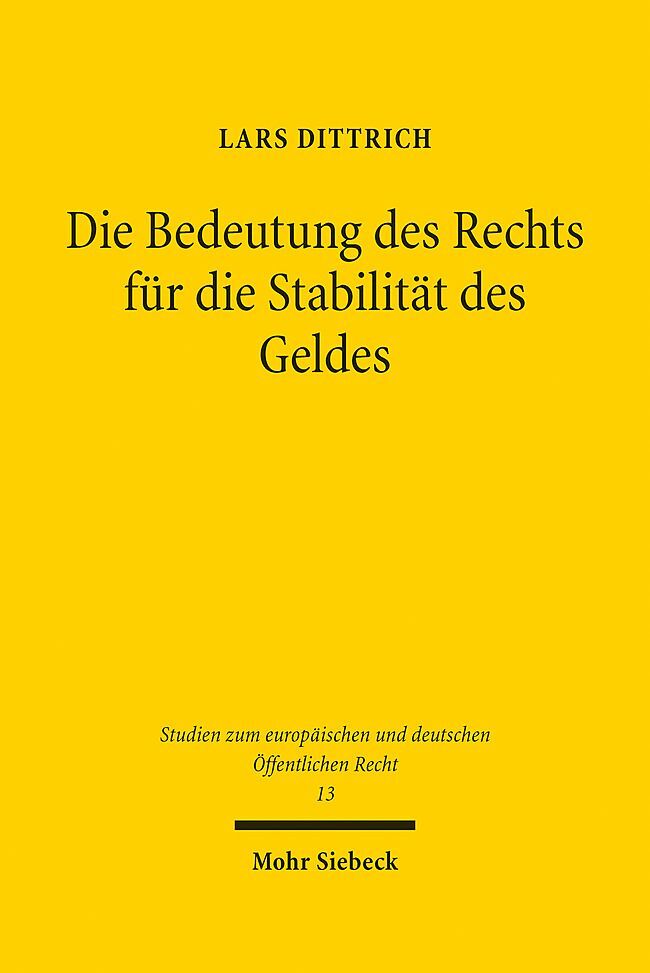 Die Bedeutung des Rechts für die Stabilität des Geldes main product photo
