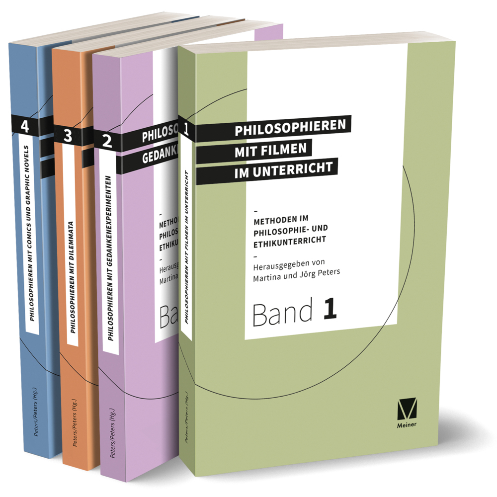 Methoden im Philosophie- und Ethikunterricht Band 1-4 im Set, m. 4 Buch main product photo