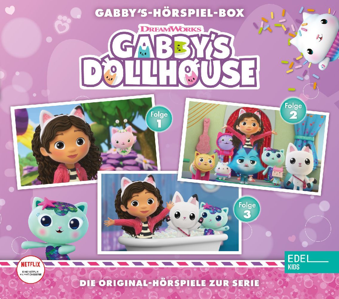 Gabby's Dollhouse. Box.1, 3 Audio-CD main product photo