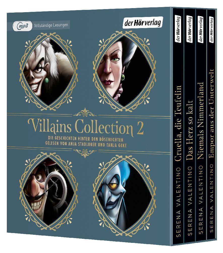 Villains Collection 2, 4 Audio-CD, 4 MP3 main product photo