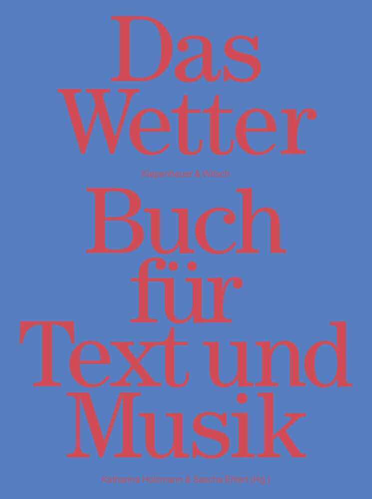 Das Wetter Buch für Text und Musik main product photo