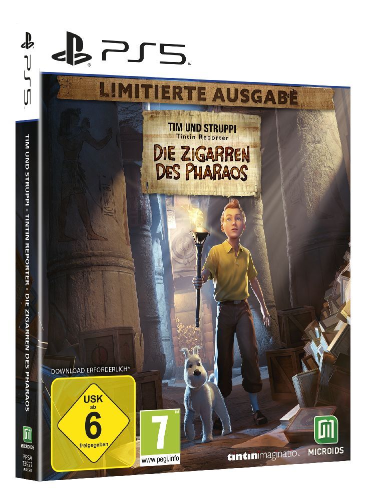 Tim und Struppi - Die Zigarren des Pharaos, 1 PS5-Blu-ray Disc (Limitierte Ausgabe) main product photo