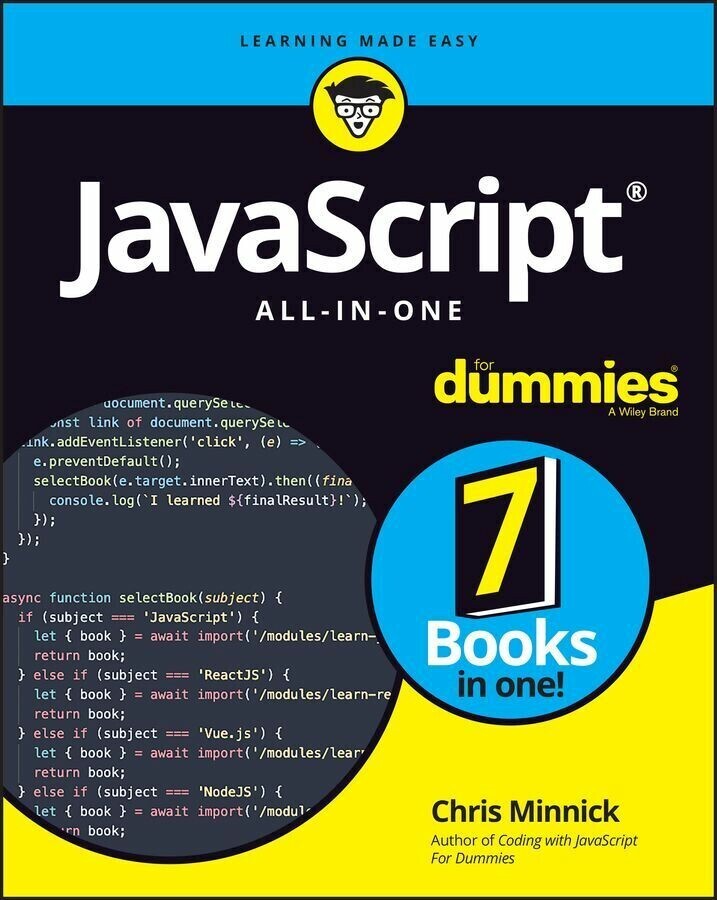 JavaScript All-in-One For Dummies main product photo