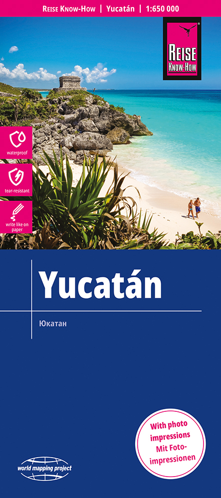 Reise Know-How Landkarte Yukatán / Yucatán (1:650.000) main product photo
