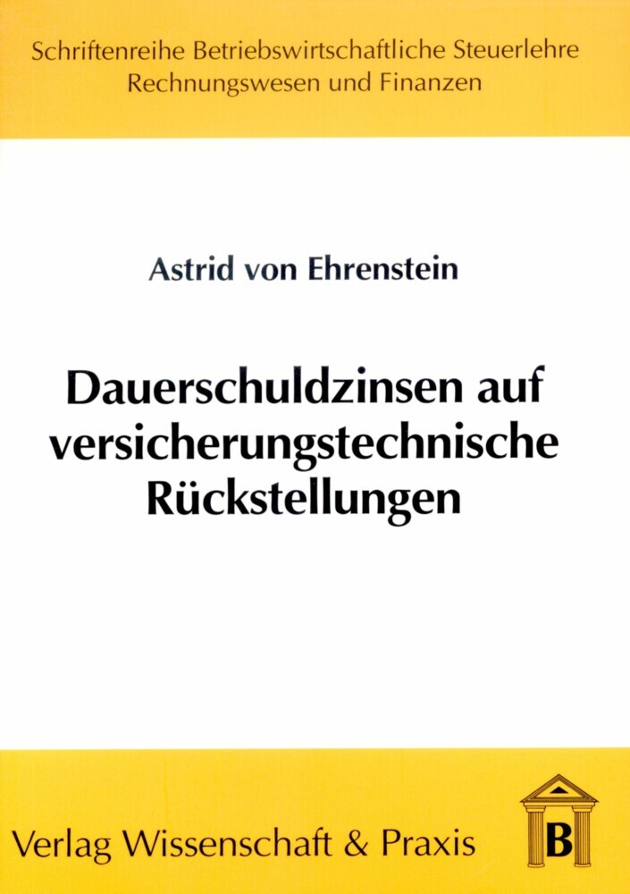 Dauerschuldzinsen auf versicherungstechnische Rückstellungen. main product photo