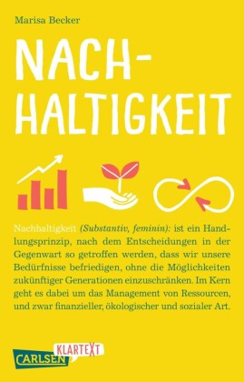 Nachhaltigkeit (Carlsen Klartext)