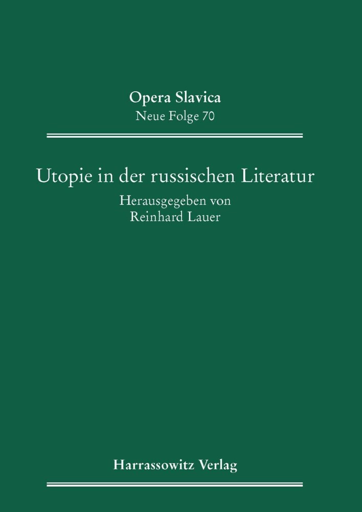 Utopie in der russischen Literatur main product photo