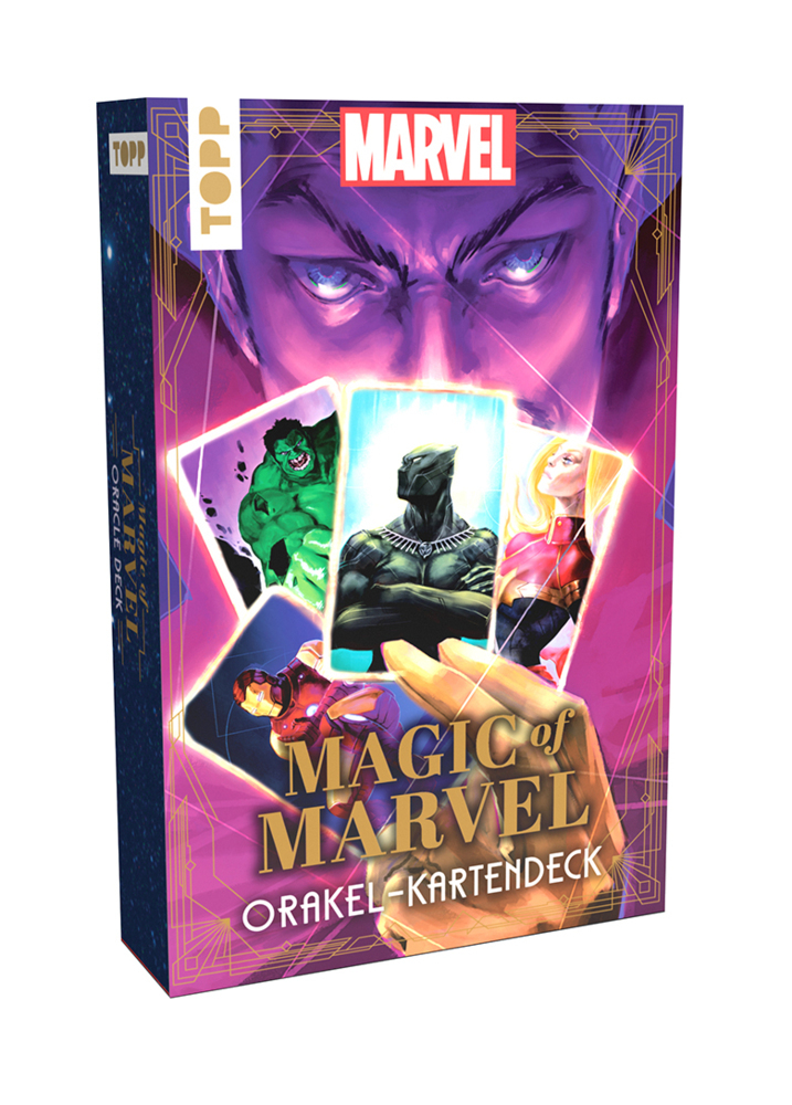 Magic of MARVEL Orakel-Kartendeck. Ein Blick in die Zukunft mit den Original MARVEL-Superhelden wie Spider-Man, Deadpool oder Wolverine main product photo