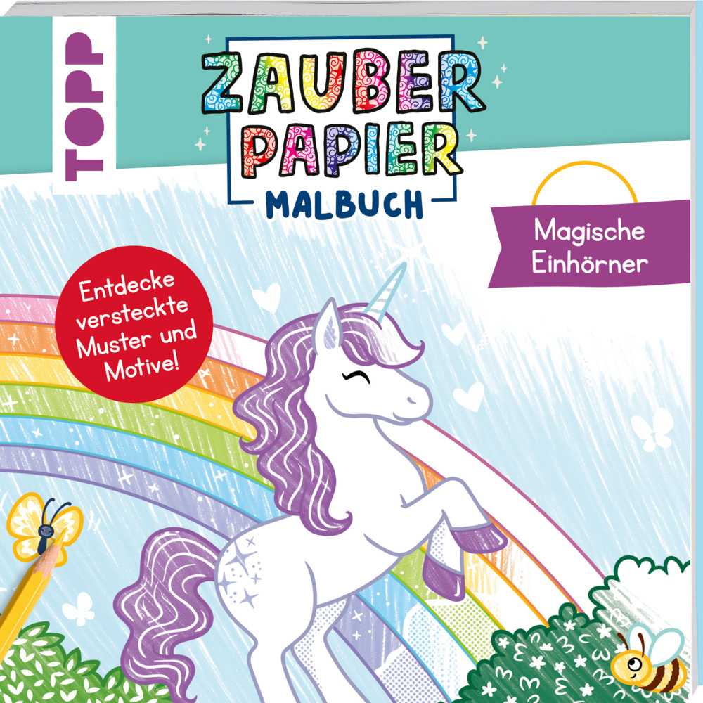 Zauberpapier Malbuch Magische Einhörner main product photo
