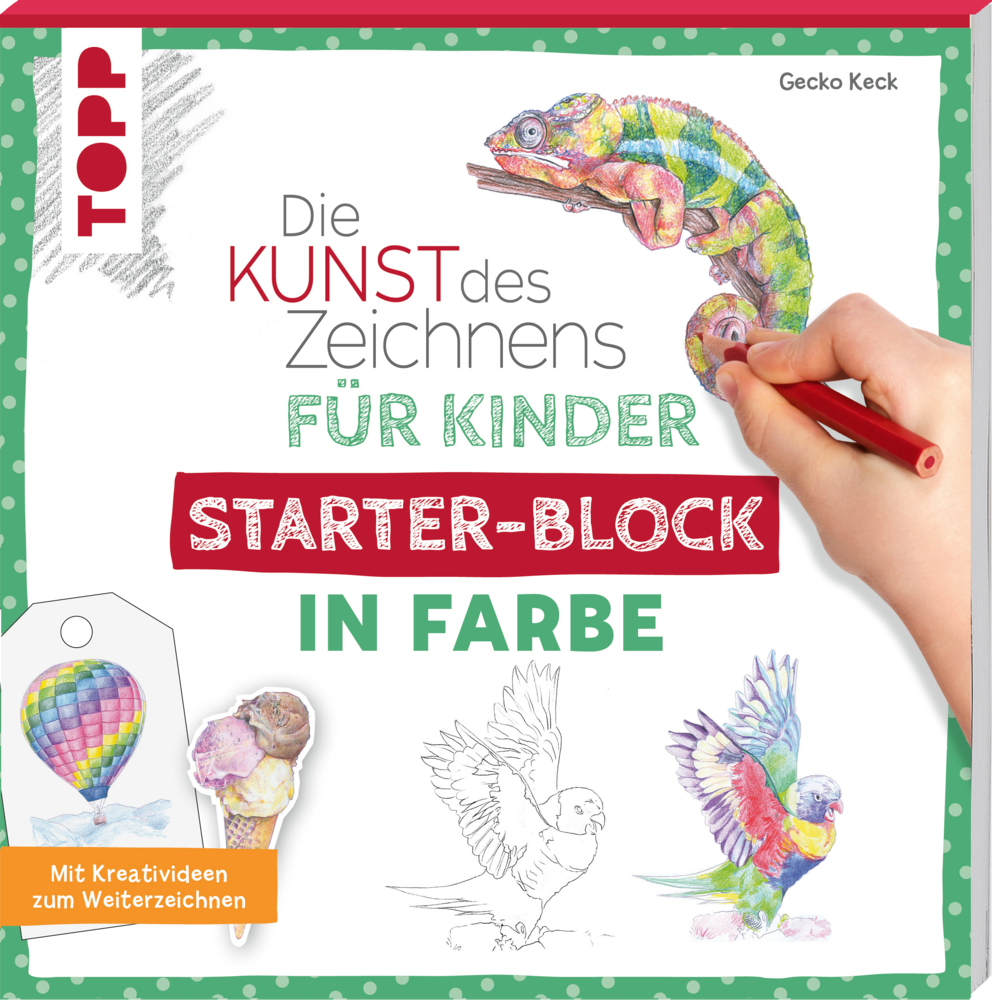 Die Kunst des Zeichnens für Kinder Starter-Block - In Farbe main product photo