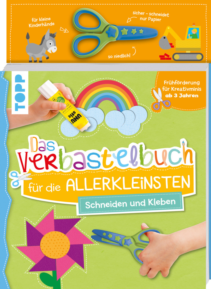 Das Verbastelbuch für die Allerkleinsten. Schneiden und Kleben. Mit Schere main product photo