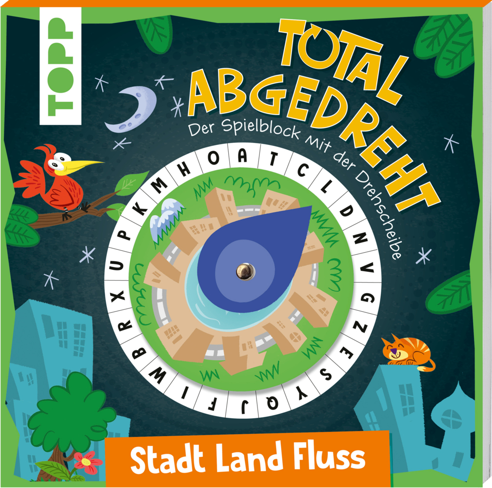 Total abgedreht! Spielblock mit Drehscheibe - Stadt, Land, Fluss main product photo